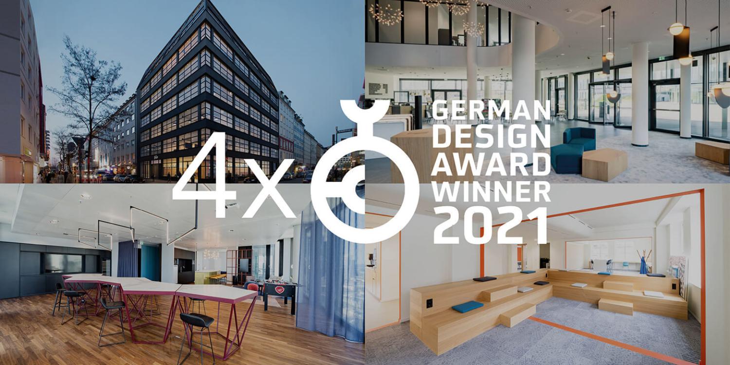 Münchner Architekten von CSMM überzeugen vier Mal beim German Design Award