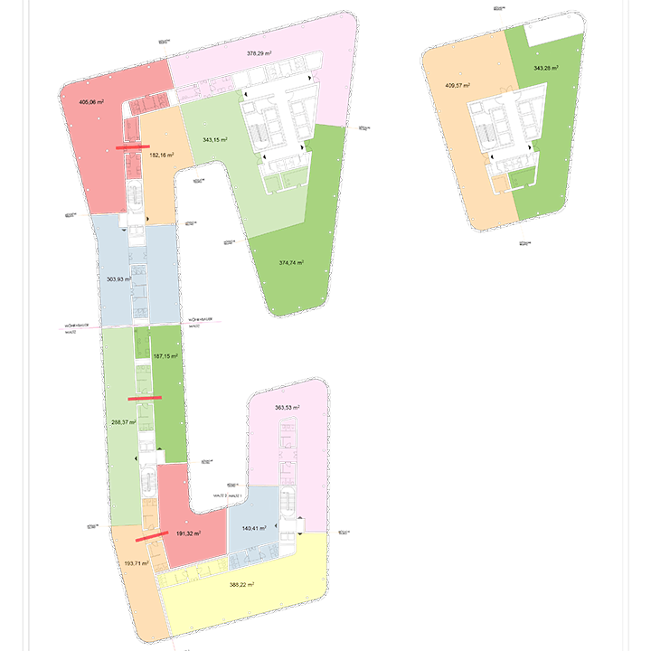 CSMM begleitet Wöhr+Bauer und Familie Maltz in der frühen Projektphase bei Wettbewerb: Analyse Entwurf für Optimol-Gelände von Nieto Sobejano Arquitectos